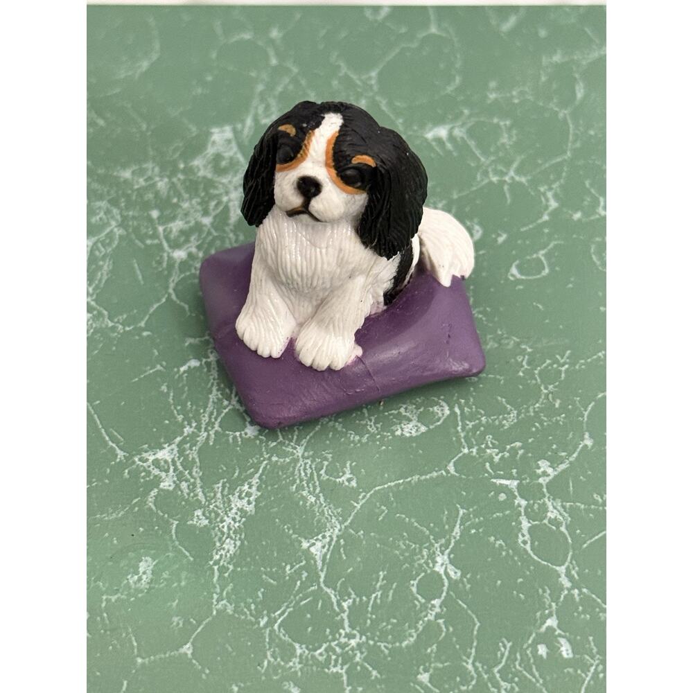 Vintage Puppy in My Pocket Starla Realistic King Charles Spaniel Figure